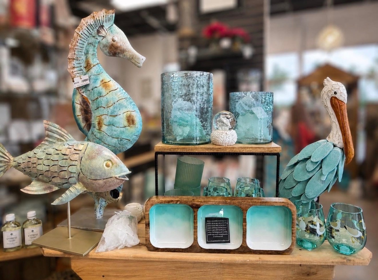 Coastal seahorse gifts and accessories